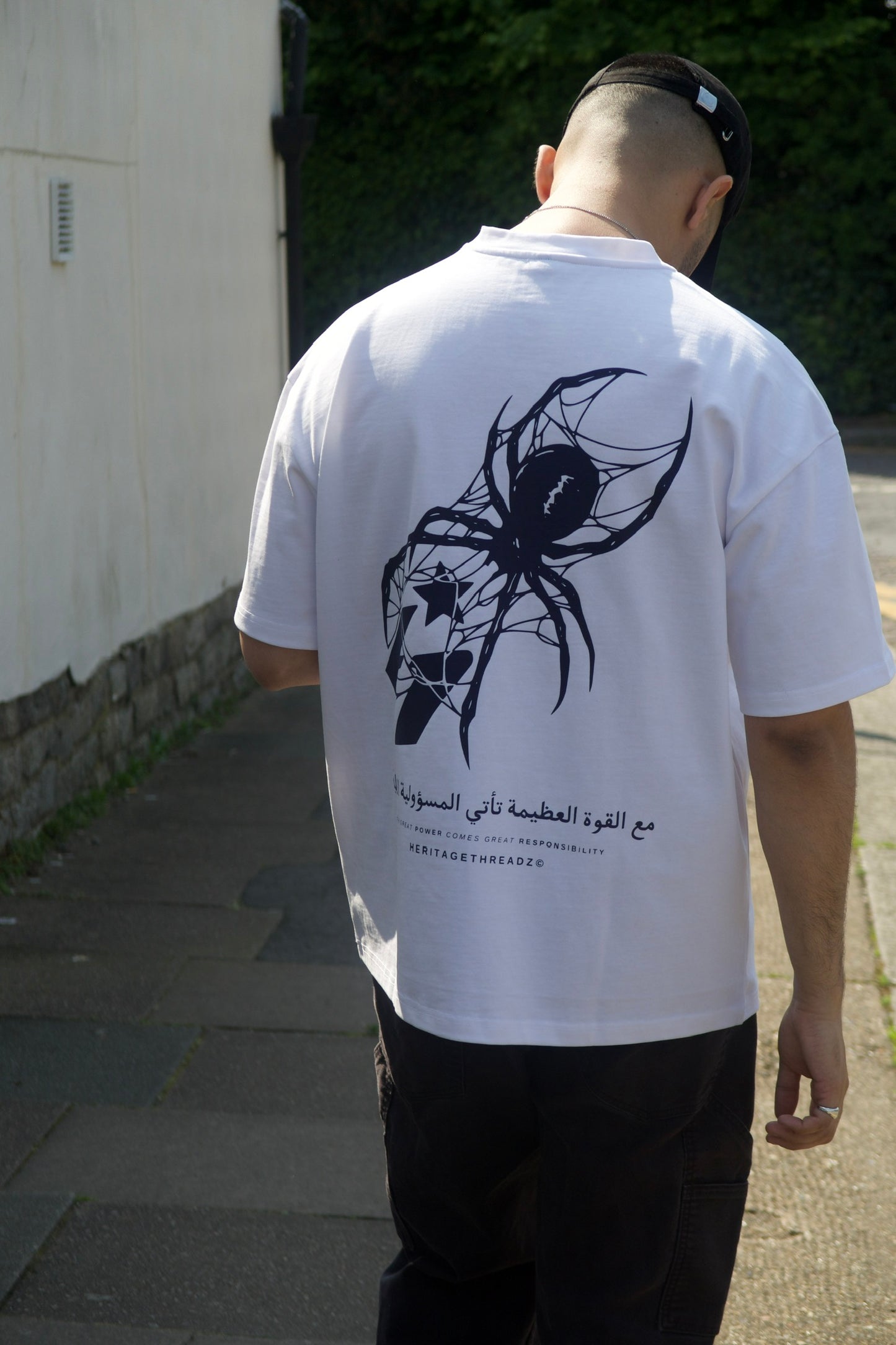 The Spider Web Oversized Heavyweight Tee | Pre-Order (Ships Late June)